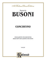 CONCERTINO OP 48 CLARINET/PIANO cover